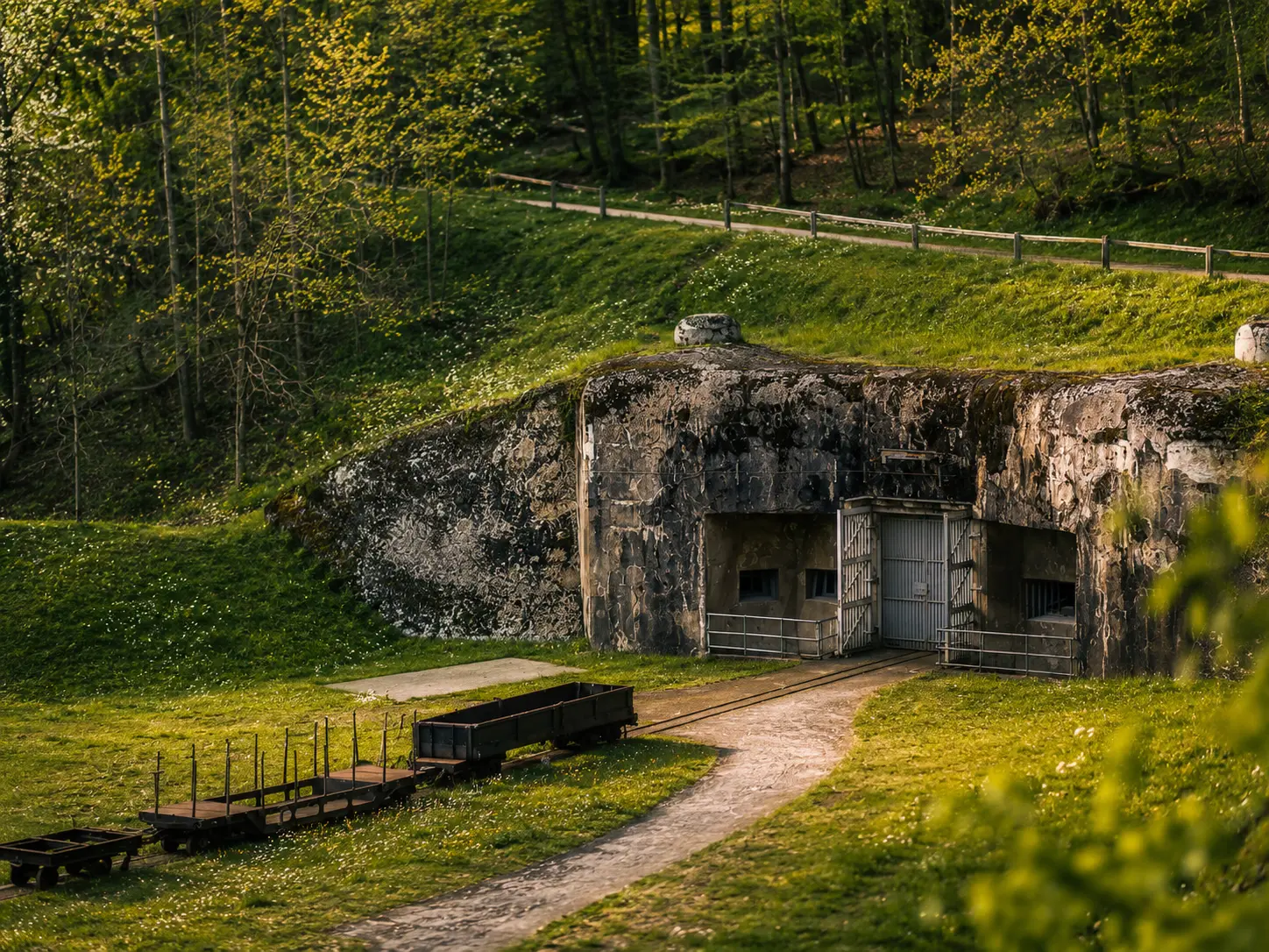 Atombunker Harnekop Route in Brandenburg